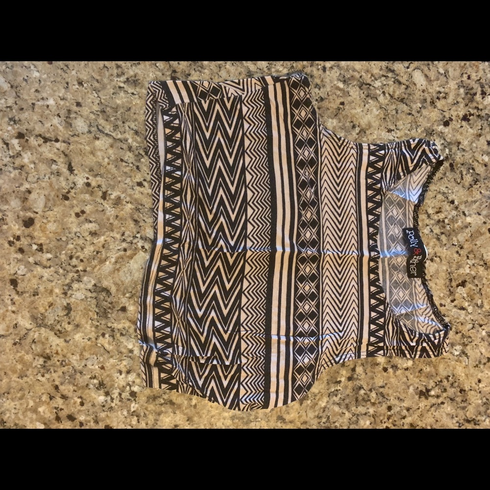 Patterned Crop Top